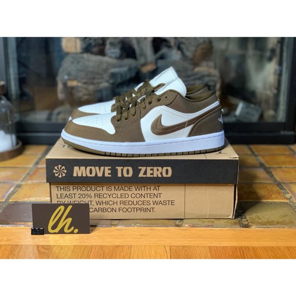 Nike jordan low in brown/olive green - Picture 1 of 8